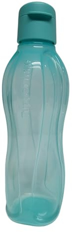 Tupperware To Go Eco 310ml EcoEasy con tapa abatible, botella para bebidas adecuada para guardería, deporte, trabajo, 310 ml, turquesa agua