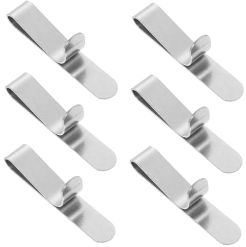 FIXOSHEE 6pièces Anneaux De Décoration De Gâteaux Extensibles Acier Inoxydable Avec Clips De Fixation Pour Cercles à Gâteau Ustensiles De Cuisine Pour Desserts