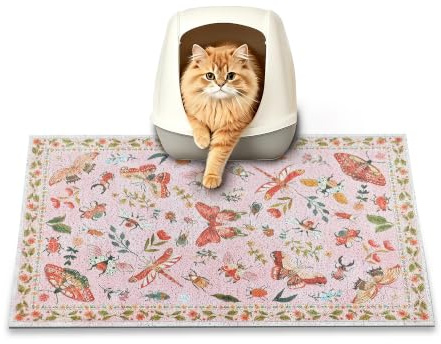 YOSEPATI Tapis pour Litière pour Chat, 60 x 40 cm, Retient 100% des Déchets