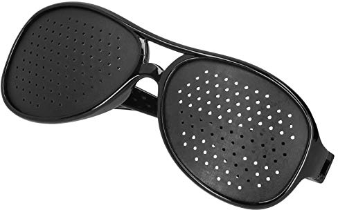 lonuo Anti-Myopie-Lochbrille, Sehhilfebrille, Unter 400 Grad für Erwachsene (Kinder)