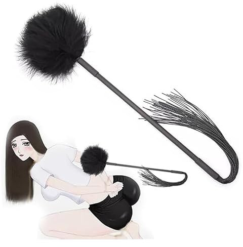 Vielretude SM Federkitzler Feather Paddel Spanking Flirten Flogger Fetisch Sex Erotik Rollenspiele Sexspielzeug für Paare