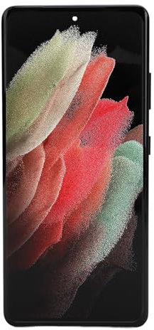 Byte Av Telefon LCD-skärm, för S21 Ultra 5G 6,8 Tums LCD-digitaliseringsenhet med Mer Ljusstyrka, 3200x1440px Upplösning (BLACK)