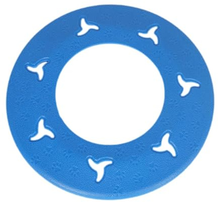 FewNvWa Disco da Lancio per Cani Materiale Resistente al Morso E all'Usura Design Aerodinamico per Volo Stabile Adatto a Giochi All'aperto E in Casa, Blu