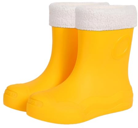 Stivali da Donna Wellington Stivaletti Donna in Gomma Impermeabili con Robusta Suola Antiscivolo Scarpe di Gomma Stivali da Pioggia Leggere Antiscivolo Rain Boots Impermeabili Chelsea Boots