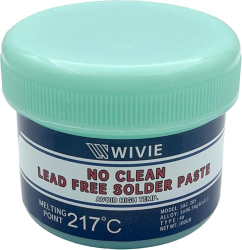 Sn99/Ag0.3/Cu0.7 Lead-Free Solder Paste, 217°C Melting Point, T4 Particle (100g)