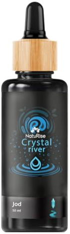 NatuRise - Yodo, Crystal River, 50 ml, gotas con yoduro de potasio