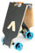 BoardUp Tragbares Mini-Skateboard Longboard für Pendler und Reisen