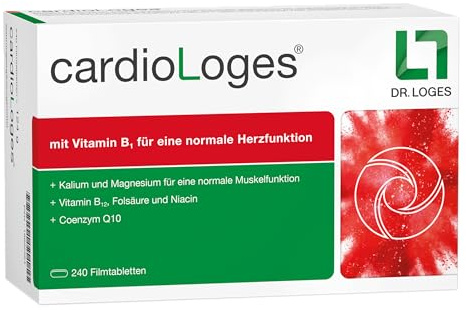 cardioLoges - 240 Tabletten - Mit Vitamin B? für eine normale Herzfunktion