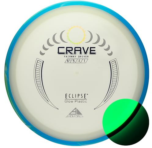 Axiom Discs Eclipse Glow 2.0 Crave Disc Golf Fairway Driver (170–175 g, Farben können variieren)