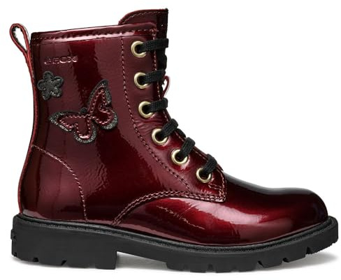Geox Girls' J Shaylax GirlAnkle Boot, bordeaux, 2.5 UK