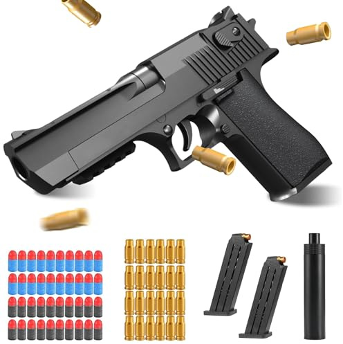 Pistola de Juguete,Pistola de Espuma Blaster,EVA Juguetes de Tiro de Blanda,Juguete de Espuma Suave,Juguete Pistola,Pistola Juguete,Juete Pistola,Regalos de Cumpleaños para 14 +