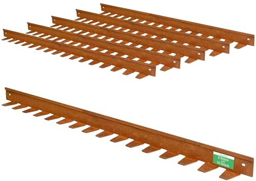 UNIGARDIA Rabattkant av cortenstål, höjd 5 cm, längd 10 m