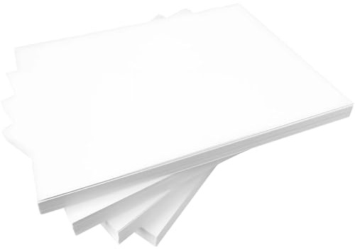 Hawksbill A5 White Card 160 GSM – 100 Sheets Smooth Cardstock for Printing Crafting Invitations and Art Projects