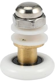 8 st 25 mm diameter för duschglas skjutdörr, hängande hjul, rullar för skjutmöbler för badrum