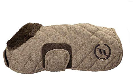 Back on Track Welltex® Haze Collection Dog Rug Hundemantel grau oder braun (25 cm, braun Melange)