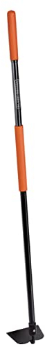 Black+Decker Azada con Mango - 146 x 16 x 14,5 CM - 990 Gramos - Cortador de Tierra - Eliminación de Malas Hierbas y Cultivo del Suelo - Negro/Naranja