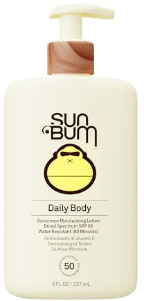 Daily SPF 50 Sunscreen Body Lotion | Vegan and Hawaii 104 Reef Act Compliant (Made Without Oxybenzone & Octinoxate) Broad Spectrum Sun Care | Dermatologist Tested | 8 Fl Oz