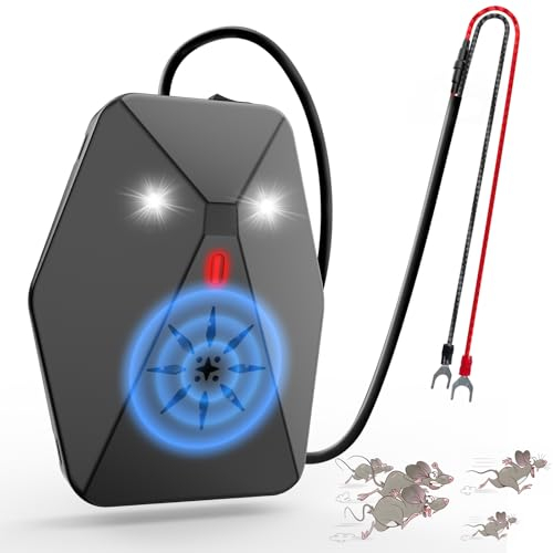 Marderschreck Auto Marderabwehr Ultraschall, Marderfrei Auto Marderabschreckung Ultraschall Frequenz 14kHz-60kHz,Automatischer Marderschutz Motoraum passend für alle Modelle-Autozubehör Marder Abwehr