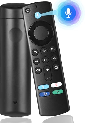 Ersatz-Sprachfernbedienung Kompatibel mit FireStick 3rd Gen L5B83G, Kompatibel mit Smart TV Stick/4K Max, 3rd Gen, 2nd Gen, Lite, Cube (1st Gen 3nd Gen)