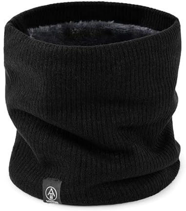 MOAZIFI Halstuch Herren, Schlauchschal Schal Herren Geschenke, Schal Herren Winter, Halswärmer Herren, Weihnachtsgeschenke für Männer, Loop Schal Herren, Thermal Dick Warm mit Fleece