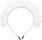 GALPADA Lolita Stirnband Aus Spitze Für Damen Und Mädchen Dienstmädchen Anime Cosplay Kopfbedeckung Vom Dienstmädchen Inspiriertes Haar Accessoire Cosplay Requisiten
