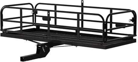 Portaequipaje de Enganche, portaequipaje Plegable, Canasta de Equipaje Trasera Que se Adapta a un Receptor de 2 para automóviles, SUV, campamentos, Viajes, 226 kg/500 LB