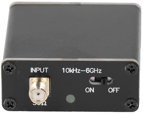Telituny Rauscharmer Verstärker, 10K-6GHz Ultra-Low-Rausch-RF-Verstärker, HF Breitband LNA Verstärker Hohe Verstärkung 20 DB, +35 DBm IP3, für HAM-Radios FM-Empfänger Signalverstärker Kabelfernsehen