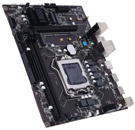 VBESTLIFE H511 Motherboard LGA 1200 für Serienprozessoren der 10. und 11. Generation, Micro ATX, Dual Channel DDR4, SATA 6GBPS/S, USB 3.0, NVME M.2, PCIE 4