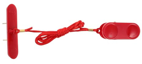 DECOMELODY Llave de Parada de Emergencia para Cinta de Correr Doble Inserción Accesorio de Seguridad Compatible con Máquinas de Fitness Pieza de Repuesto de Plástico Resistente para