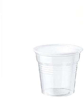 Palucart 1000 vasos de café de plástico de color transparente de 80 cc para bar, cafetera
