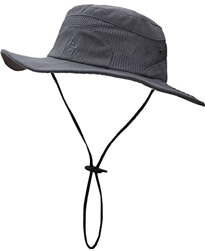 JAOAJ Hommes Chapeau Soleil Bob Pliable -Plage Chapeau De Seau Ajustables-Casquette Safari Anti UV Chapeau de Pêche Outdoor Bucket Chapeau de Voyage