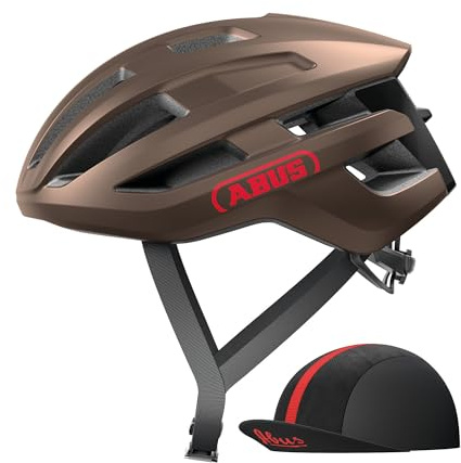 ABUS Casque de vélo de course PowerDome ACE - avec Race Cap - casque de vélo léger avec système de ventilation intelligent - Made in Italy - pour femmes et hommes
