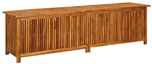Keketa Homgoday Garten-Aufbewahrungsbox 200x50x58 cm Massivholz Akazie Gartenmöbel Model316500