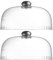 MAGICLULU 1 Pc cubierta de plástico transparente cúpula de campana de queso cubiertas de conservación de alimentos vidrio cubierta de comida de escritorio cubiertas de postre PD
