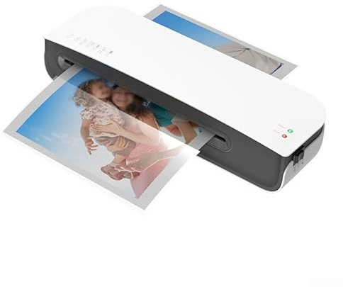 Laminator Machine A4, 9-Inch A4 Thermal Laminator, SL289 Hot and Cold Laminating Machine, Paper Card Document Laminate Machine for Office and Home(white)