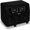 ZEEGMA KNAPPER DUAL Freidora de Aire Con Compartimento Doble 1700 W, 2 Compartimentos, 9 L de Capacidad, 11 Programas, Temperatura 60-200 °C Calentamiento Instantáneo 60 s Panel táctil