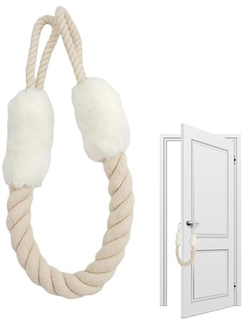 Türkordel Klemmschutz,Türstopper Klinke,Türen,Offen Halten,tür Baumwolle,Multifunktion Tütschnüre,Türkordeln,für Haustier und Kinder Fingerklemmschutz Seil,Türklemmschutz,Einklemmschutzleiste