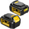 2 Pack 8.0Ah 18V/20V Replacement for Dewalt 18V Battery Compatible with Dewalt Battery DCB184 DCB200 DCB200-2 DCB201 DCB201-2 with LED Indicator Rechargeble (02)