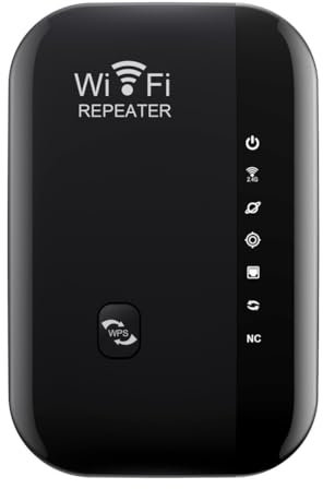 Joselin Repetidor WiFi InaláMbrico Antena Incorporada Enrutador InaláMbrico en Red Amplificador de SeñAl Potenciador de ExtensióN 300 M, Enchufe Europeo B