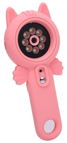 MENDUNER A 16x 1080P USB Microscope HD Video Recording for Young Explorers (Pink)