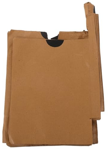 TOGEVAL 200 Piezas Bolsas de Papel Impermeables para Protección de Frutas y Verduras Cubiertas para Árboles Frutales Resistentes al Frío Unidades para Jardín y Huerto