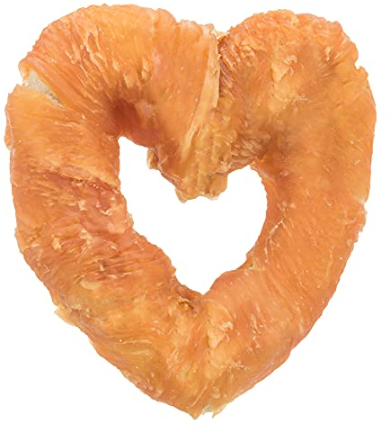 TRIXIE 31182 Denta Fun Chicken Heart, lose, 12 cm, 70 g