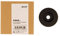 _blank #045bk | 45 RPM Single-Adapter | Puck für 7' Schallplatten | Aluminium | 3,5cm Durchmesser | schwarz