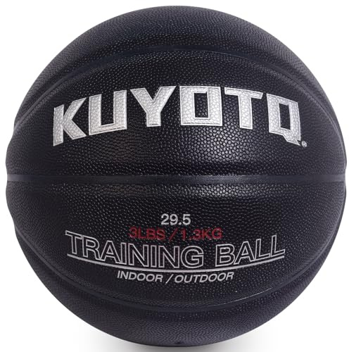 KUYOTQ Heavy Weighted 1.3kg Basketball, Verbundstoff Schwerer Training Basketball Outdoor Größe 7 zur Verbesserung der Ballhandhabung, Dribbling, Passing und Rebounding basketbälle