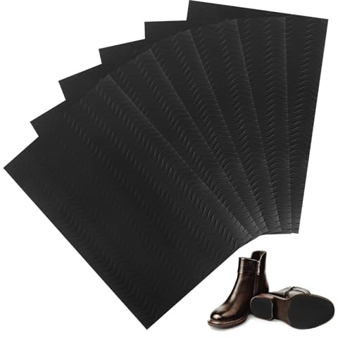 6 Pezzi Solette Antiscivolo Suola Pads Antiscivolo Proteggi Tallone per Scarpe Adesivi Antiscivolo per Scarpe Protezione per Suola Scarpe per Tutte le Taglie Riduzione del Rumore Antiscivolo