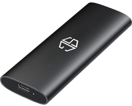 SG, Hard Disk Esterno Portatile con disco SSD interno da 128 Gb NVME, Type-C USB 3.0 per Notebook, pc, Desktop, archiviazione dati, supporto esterno, completo di cavo
