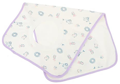 MERRYHAPY Cotton Saliva Towel Wasserdichtes Für Neugeborene Und Kleinkinder Für Füttern Super Saugfähig Kindgerechtes Design Tragbar Und Praktisch Für Unterwegs