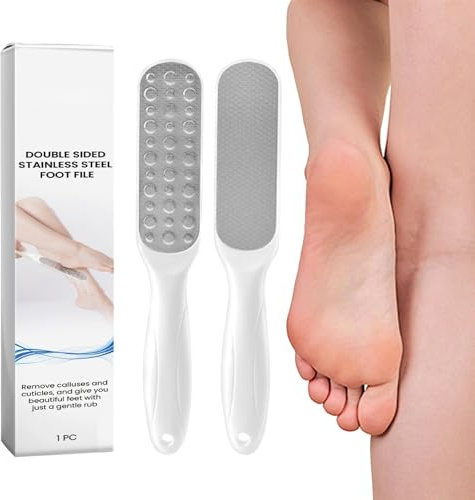 Rimozione calli per raschietto per piedi, raschietto per piedi in acciaio inossidabile - Pulitore per calli per piedi,Strumento portatile per la cura dei piedi, rimozione del callo per le donne, ho