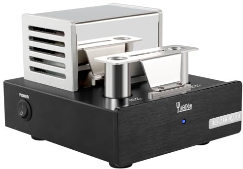 YAQIN MS-23B MM Phono Röhrenverstärker Plattenspieler-Vorverstärker mit Röhrenvorverstärker, kompatibel mit Vinyl-Plattenspielern (RIAA), mit Premium-Komponenten für überlegene akustische Leistung