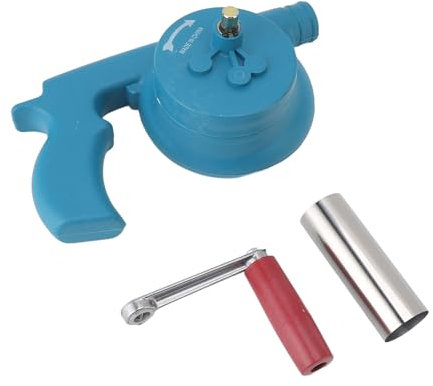 Respicefinem Ventilatore Per Barbecue A Manovella Giallo E Aumenta La Potenza Del Fuoco Soffiatore D Portatile Per Cottura Aperto Campeggio Picnic Realizzato In Plastica Abs Acciaio Inossidabile